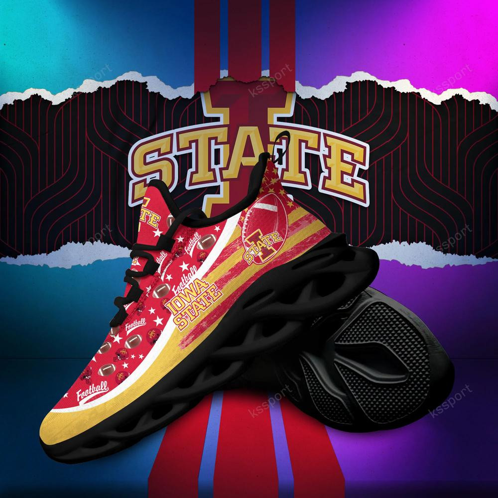 Iowa State Cyclones Max Soul Clunky Sneakers - Famjoys Iowa State Cyclones Max Soul Clunky Sneakers - Famjoys
