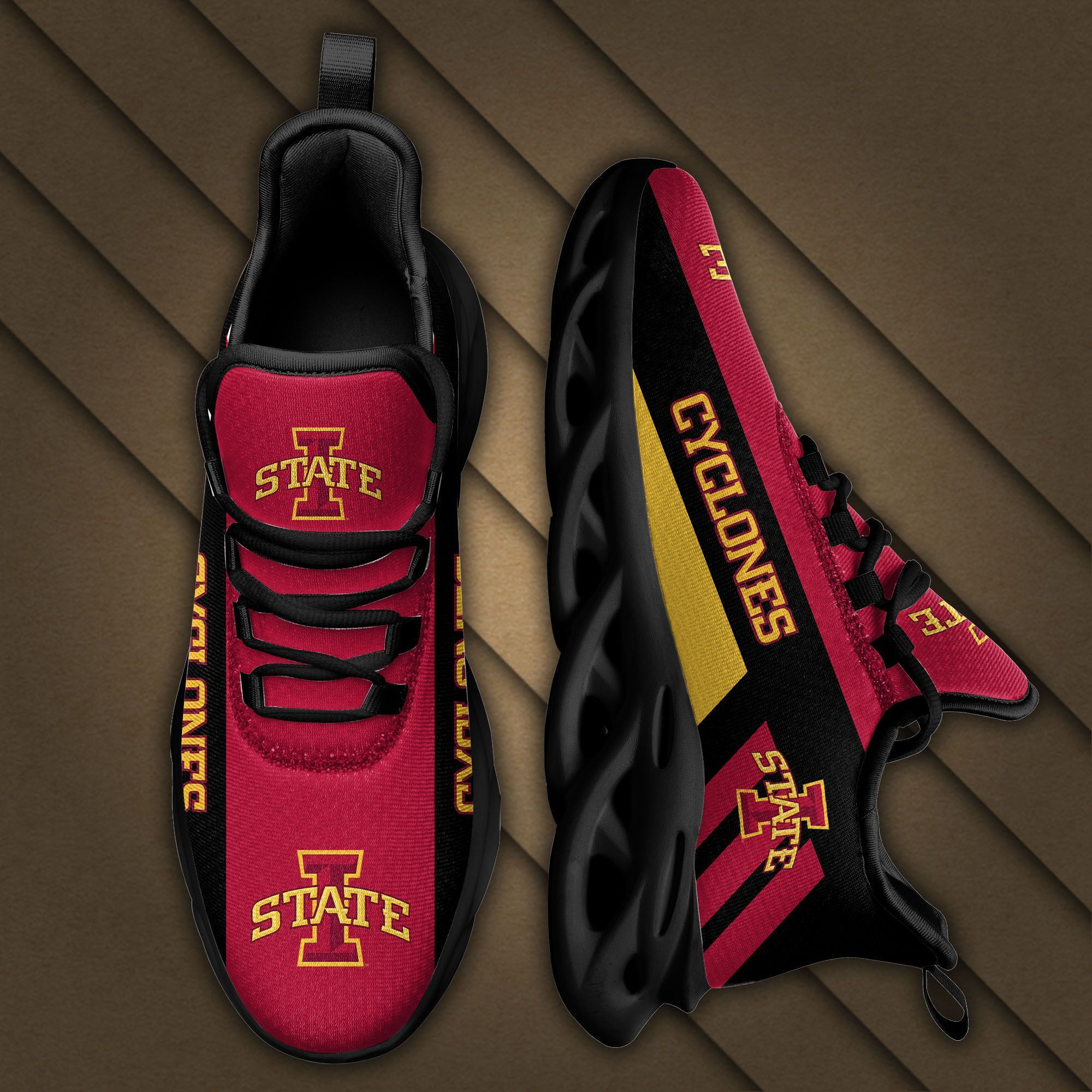 Iowa State Cyclones Max Soul Sneakers Shoes - Famjoys Iowa State Cyclones Max Soul Sneakers Shoes - Famjoys
