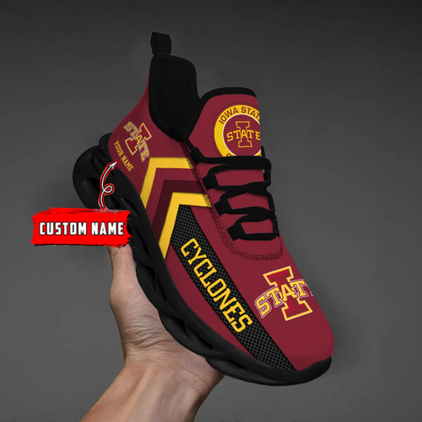 Iowa State Cyclones Personalized Custom Name Max Soul Shoes DS003 - Famjoys Iowa State Cyclones Personalized Custom Name Max Soul Shoes DS003 - Famjoys