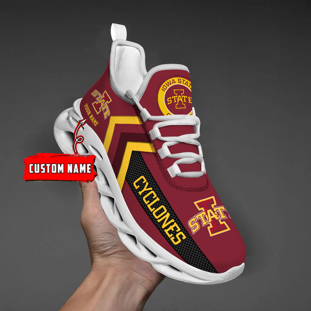 Iowa State Cyclones Personalized Custom Name Max Soul Shoes DS003 - Famjoys Iowa State Cyclones Personalized Custom Name Max Soul Shoes DS003 - Famjoys