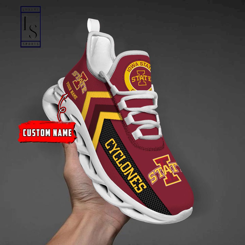 Iowa State Cyclones Personalized Max Soul Shoes - Famjoys Iowa State Cyclones Personalized Max Soul Shoes - Famjoys