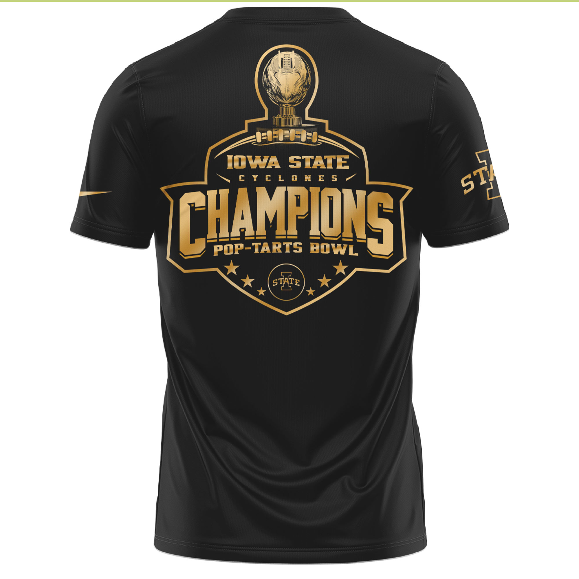 Iowa State Cyclones Pop-Tarts Bowl Champions Tshirt - Famjoys Iowa State Cyclones Pop-Tarts Bowl Champions Tshirt - Famjoys