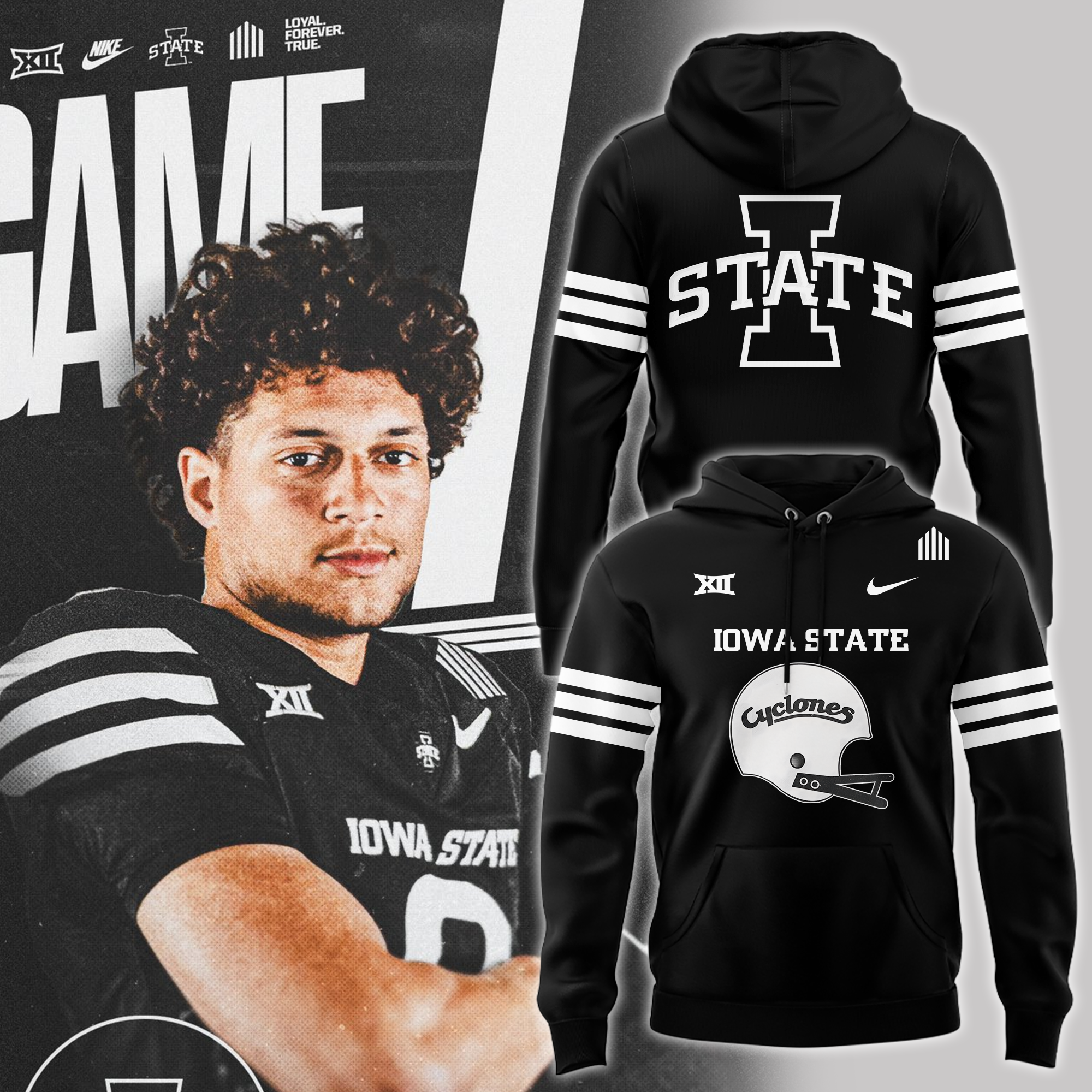 Iowa State Football Hoodie - Famjoys Iowa State Football Hoodie - Famjoys