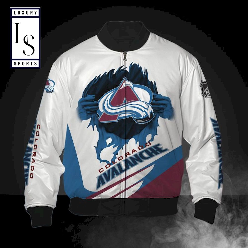 Is Colorado Avalanche Bomber Jacket - Famjoys Is Colorado Avalanche Bomber Jacket - Famjoys