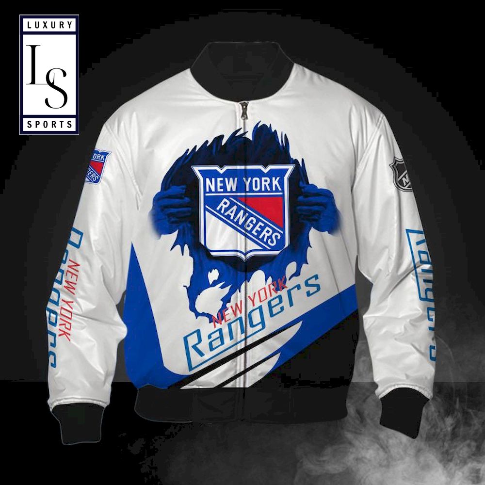 Is New York Rangers Bomber Jacket - Famjoys Is New York Rangers Bomber Jacket - Famjoys