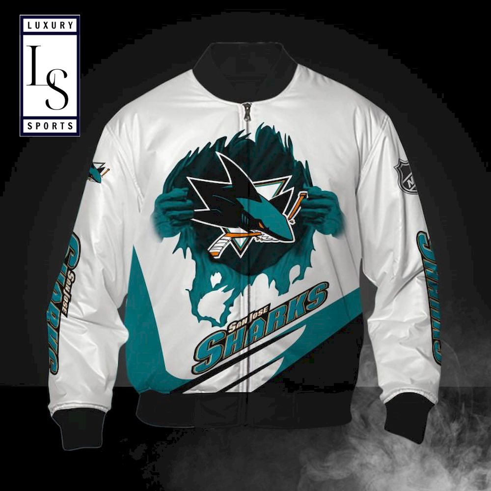 Is San Jose Sharks Bomber Jacket - Famjoys Is San Jose Sharks Bomber Jacket - Famjoys