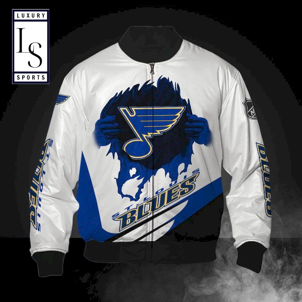 Is St Louis Blues Bomber Jacket - Famjoys Is St Louis Blues Bomber Jacket - Famjoys