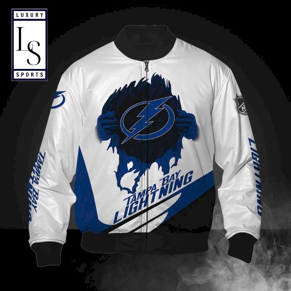 Is Tampa Bay Lightning Bomber Jacket - Famjoys Is Tampa Bay Lightning Bomber Jacket - Famjoys