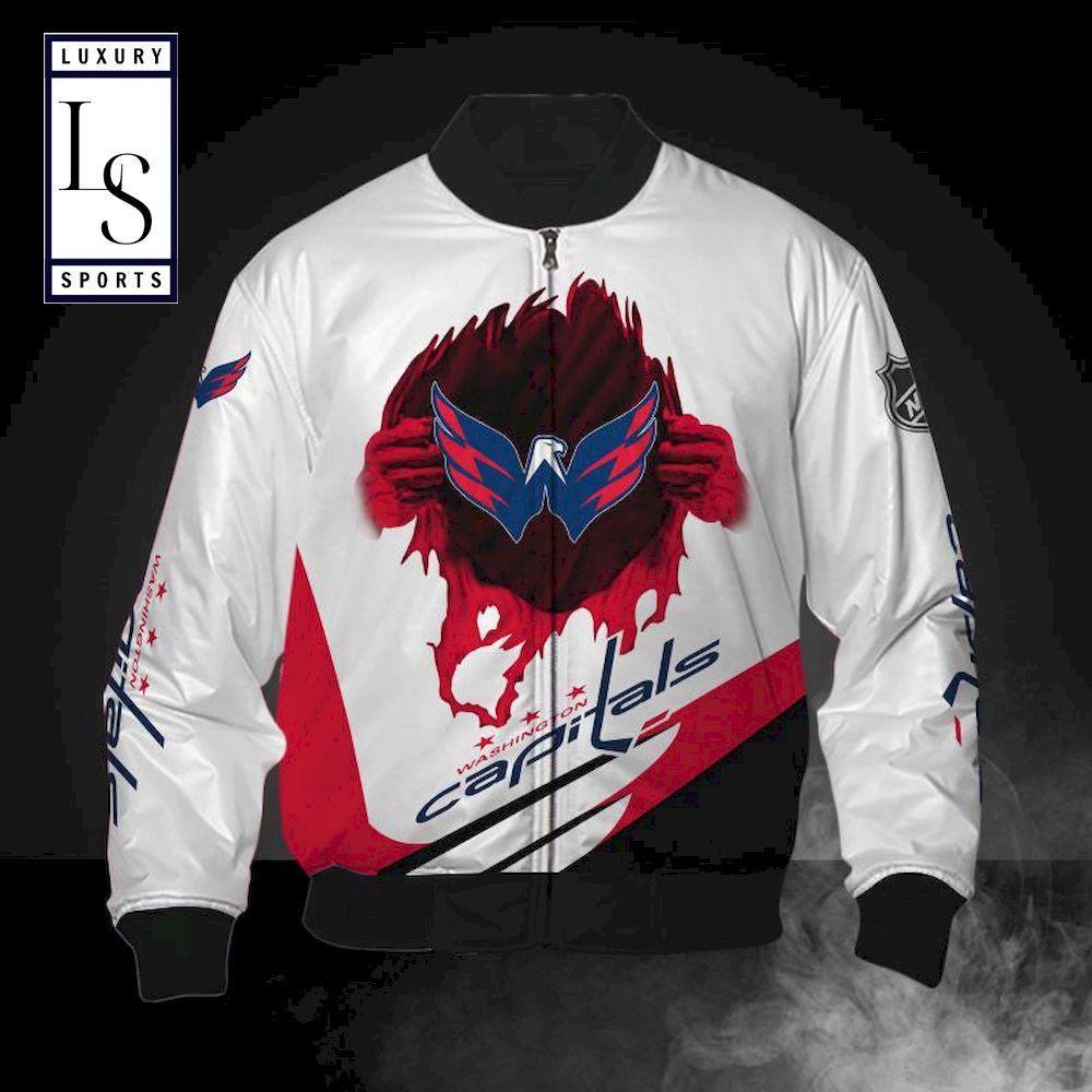 Is Washington Capitals Bomber Jacket - Famjoys Is Washington Capitals Bomber Jacket - Famjoys