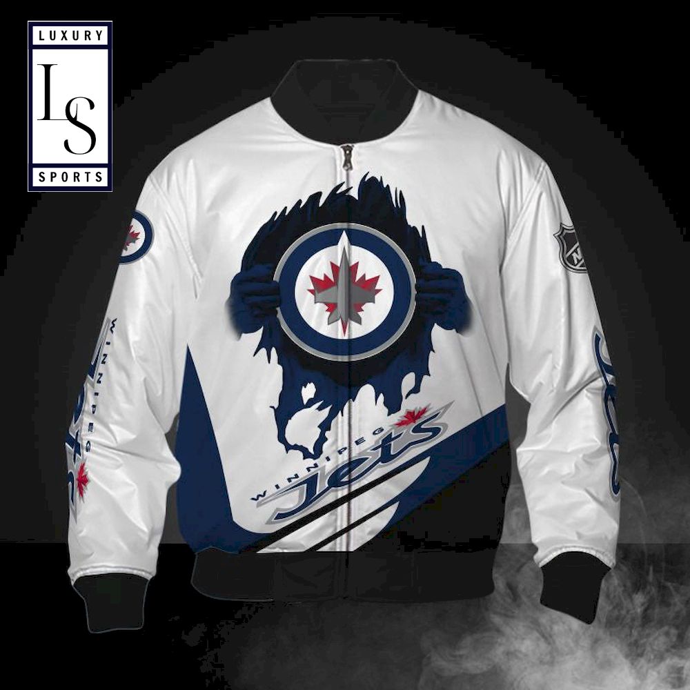 Is Winnipeg Jets Bomber Jacket - Famjoys Is Winnipeg Jets Bomber Jacket - Famjoys