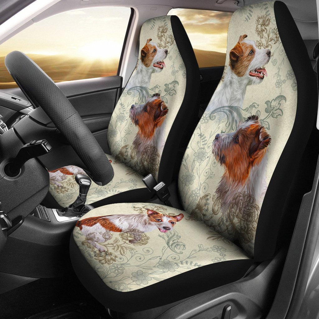 Jack Russell Terrier Car Seat Cover ( Set of 2)