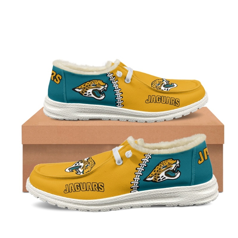 Jacksonville Jaguars – Hey Dude Wendy With Warm Fur Lining - Famjoys Jacksonville Jaguars – Hey Dude Wendy With Warm Fur Lining - Famjoys