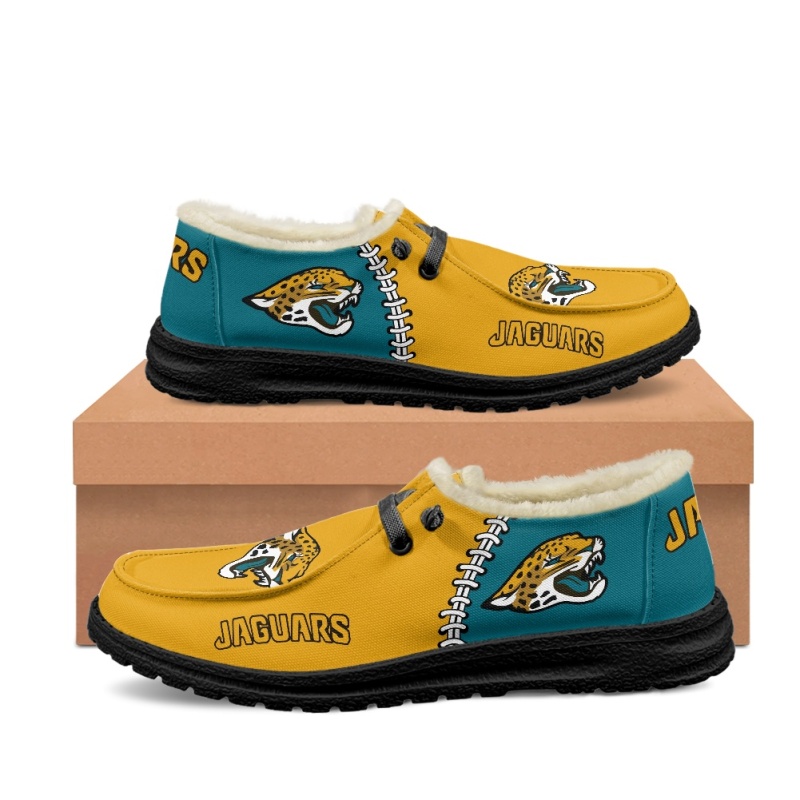 Jacksonville Jaguars – Hey Dude Wendy With Warm Fur Lining - Famjoys Jacksonville Jaguars – Hey Dude Wendy With Warm Fur Lining - Famjoys