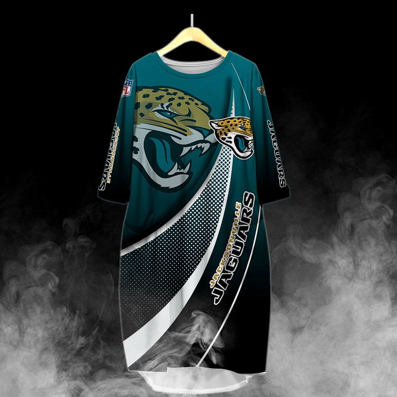 Jacksonville Jaguars All Over Print Caftan2709 - Famjoys Jacksonville Jaguars All Over Print Caftan2709 - Famjoys