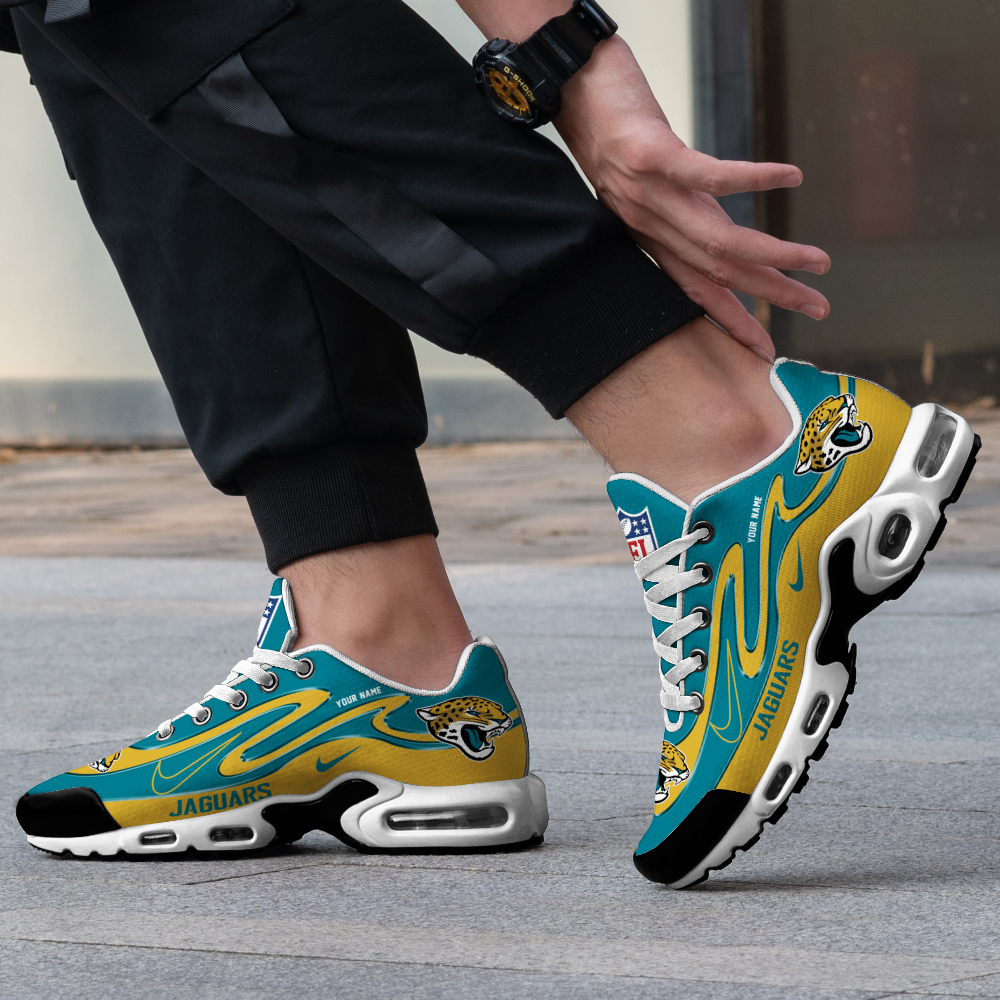 Jacksonville Jaguars-Best Gift For Fans Double Swoosh Personalized H56 Shoes-SP28122315ID02DS01 - Famjoys Jacksonville Jaguars-Best Gift For Fans Double Swoosh Personalized H56 Shoes-SP28122315ID02DS01 - Famjoys