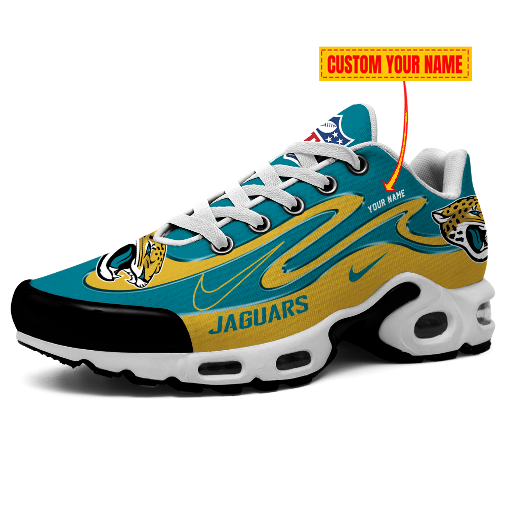 Jacksonville Jaguars-Best Gift For Fans Double Swoosh Personalized H56 Shoes-SP28122315ID02DS01 - Famjoys Jacksonville Jaguars-Best Gift For Fans Double Swoosh Personalized H56 Shoes-SP28122315ID02DS01 - Famjoys
