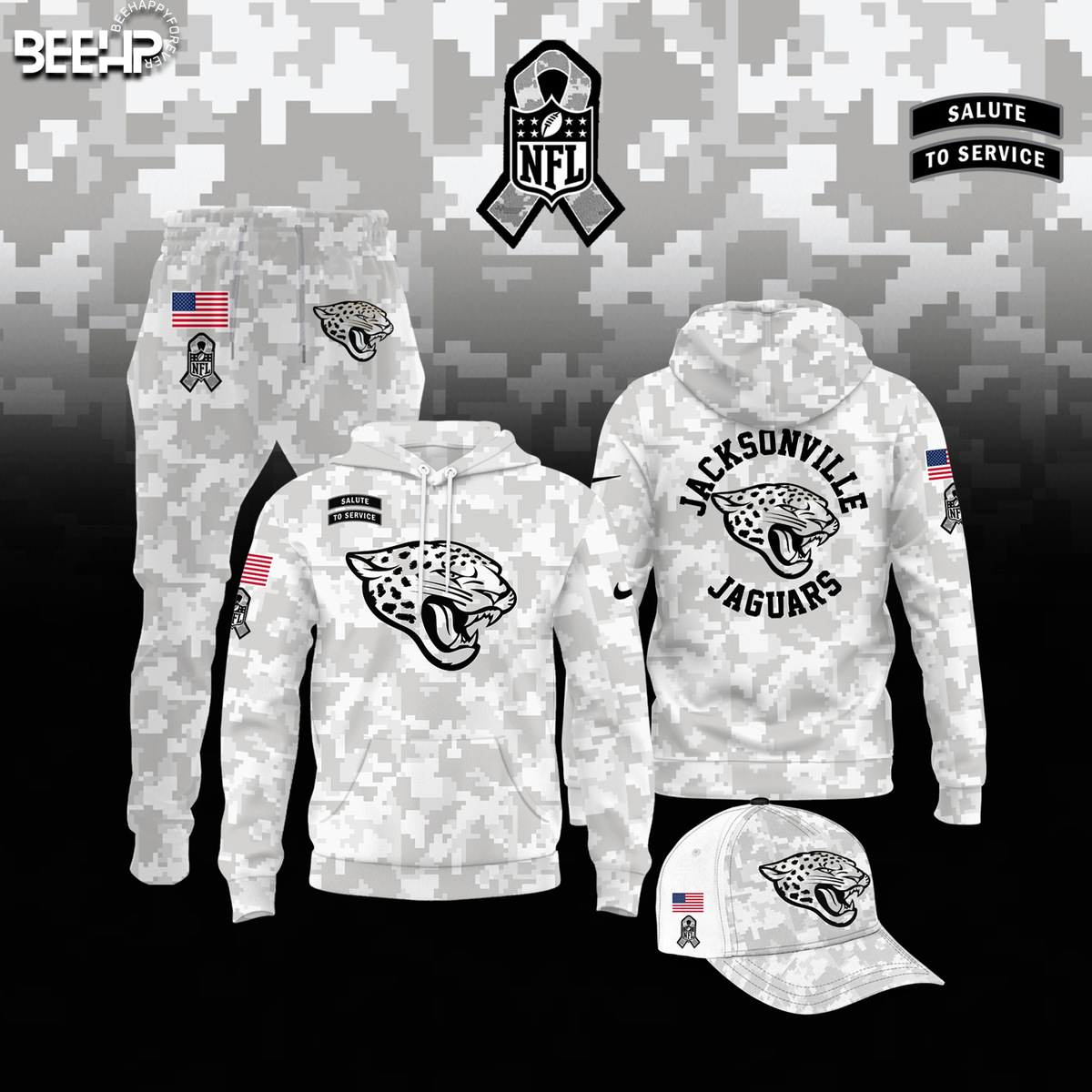 Jacksonville Jaguars Camo Salute to Service Combo - Famjoys Jacksonville Jaguars Camo Salute to Service Combo - Famjoys
