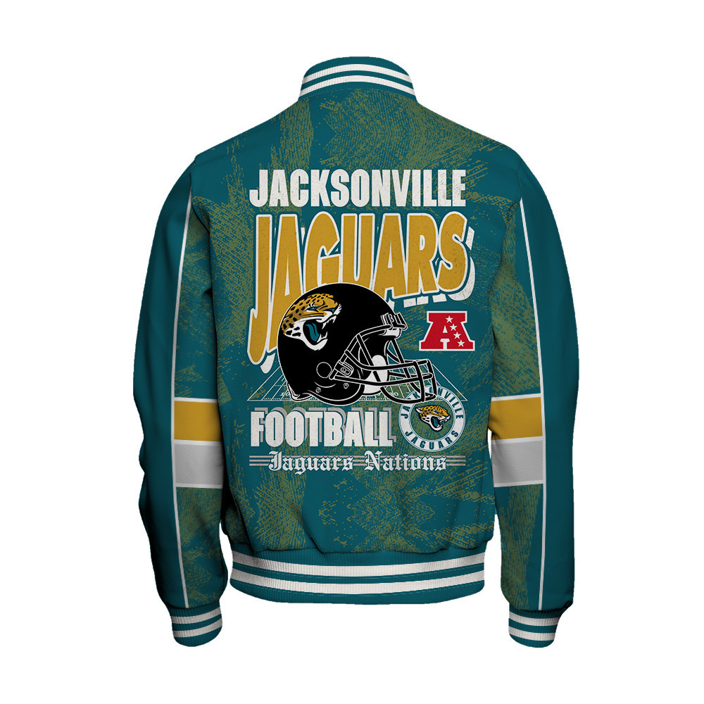 Jacksonville Jaguars - Cheering Symbols Unisex Varsity Jacket - Famjoys Jacksonville Jaguars - Cheering Symbols Unisex Varsity Jacket - Famjoys
