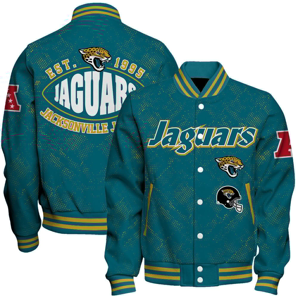 Jacksonville Jaguars - Continue Writing The Dream Unisex Varsity Jacket - Famjoys Jacksonville Jaguars - Continue Writing The Dream Unisex Varsity Jacket - Famjoys