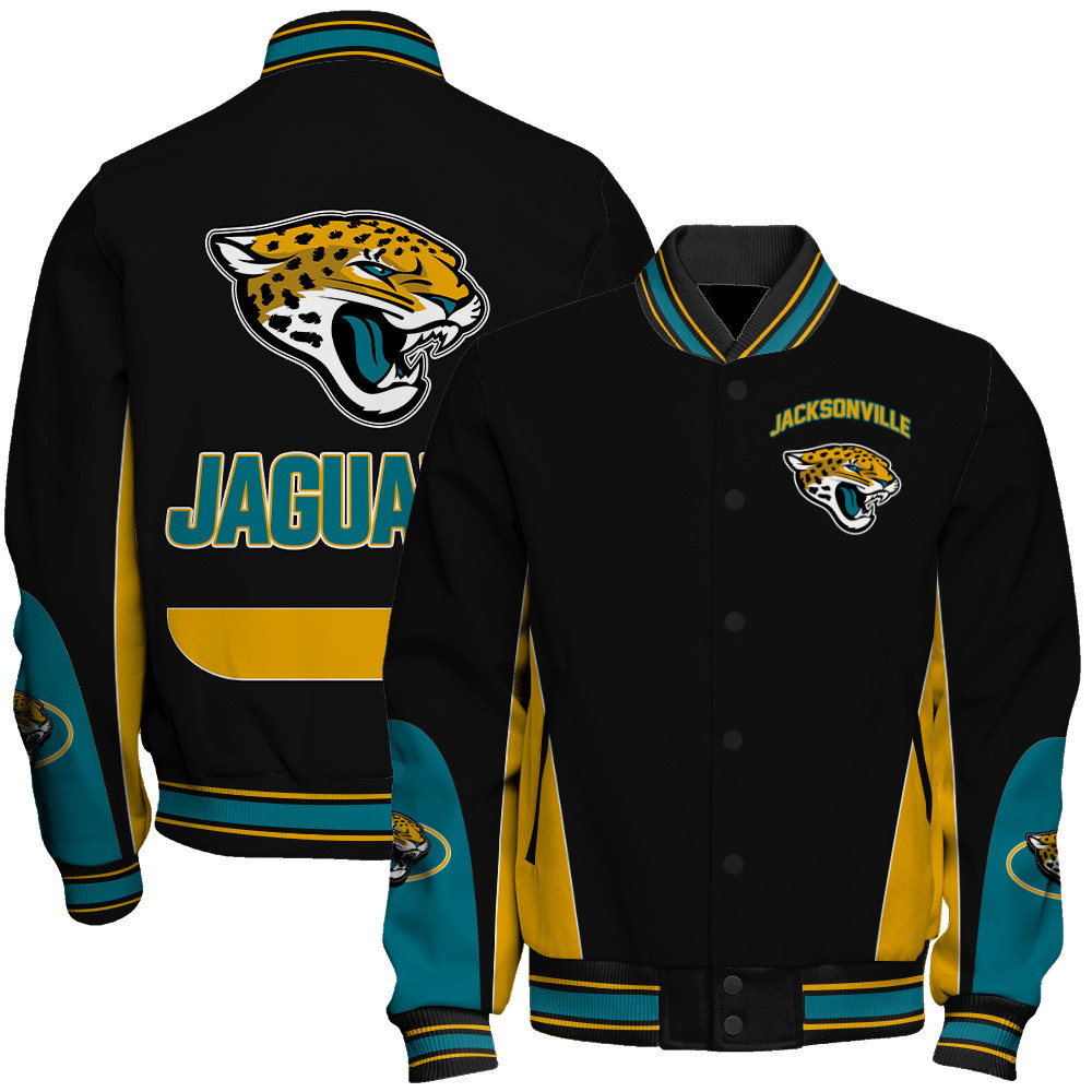 Jacksonville Jaguars - In Sync With The Home Team Unisex Varsity Jacket - Famjoys Jacksonville Jaguars - In Sync With The Home Team Unisex Varsity Jacket - Famjoys