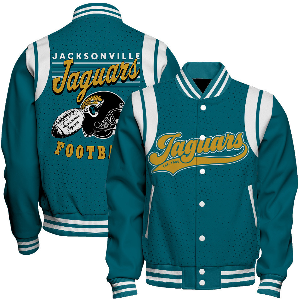 Jacksonville Jaguars National Football League Make Your Mark Unisex Varsity Jacket - Famjoys Jacksonville Jaguars National Football League Make Your Mark Unisex Varsity Jacket - Famjoys