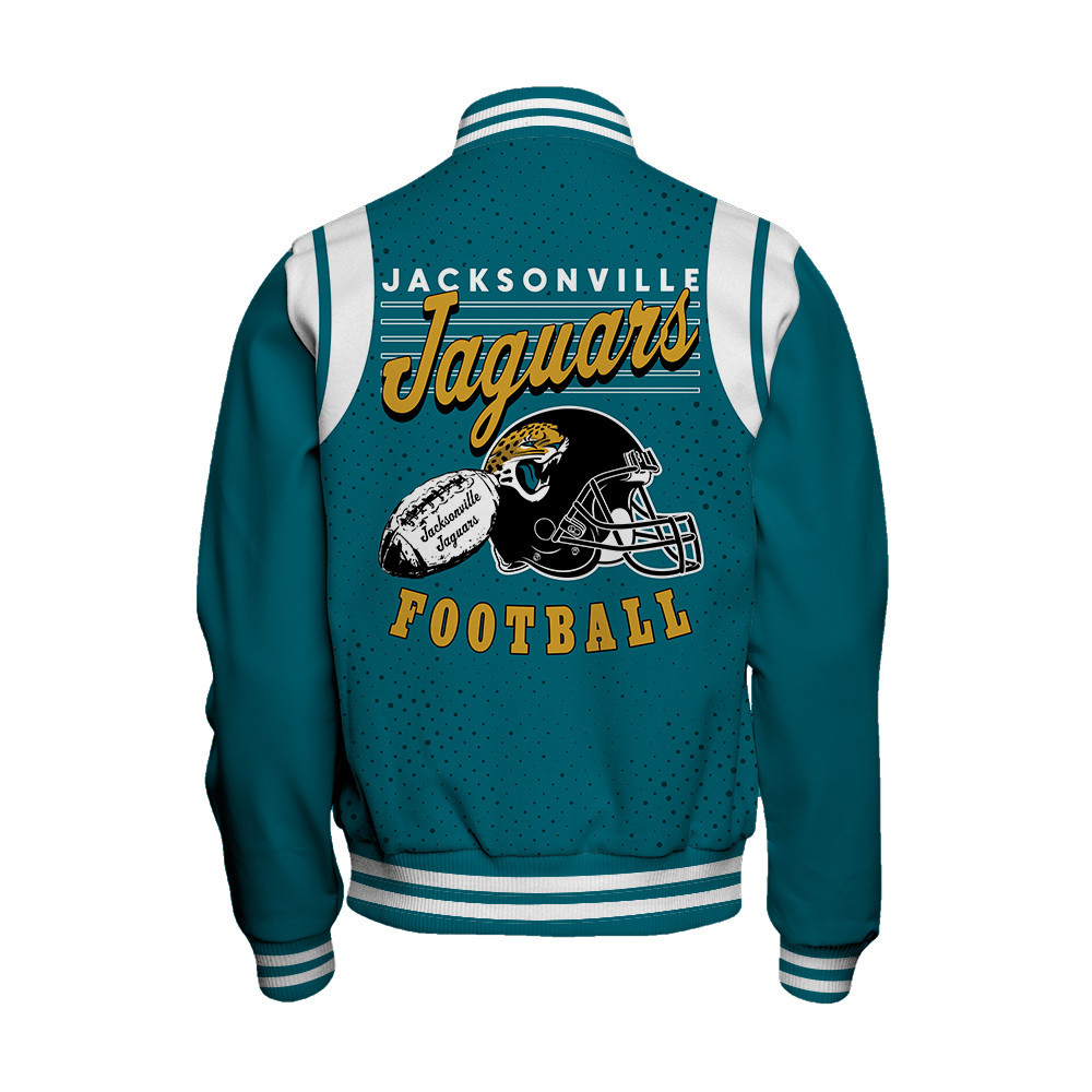 Jacksonville Jaguars National Football League Make Your Mark Unisex Varsity Jacket - Famjoys Jacksonville Jaguars National Football League Make Your Mark Unisex Varsity Jacket - Famjoys