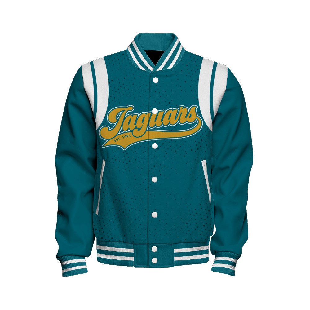 Jacksonville Jaguars National Football League Make Your Mark Unisex Varsity Jacket - Famjoys Jacksonville Jaguars National Football League Make Your Mark Unisex Varsity Jacket - Famjoys