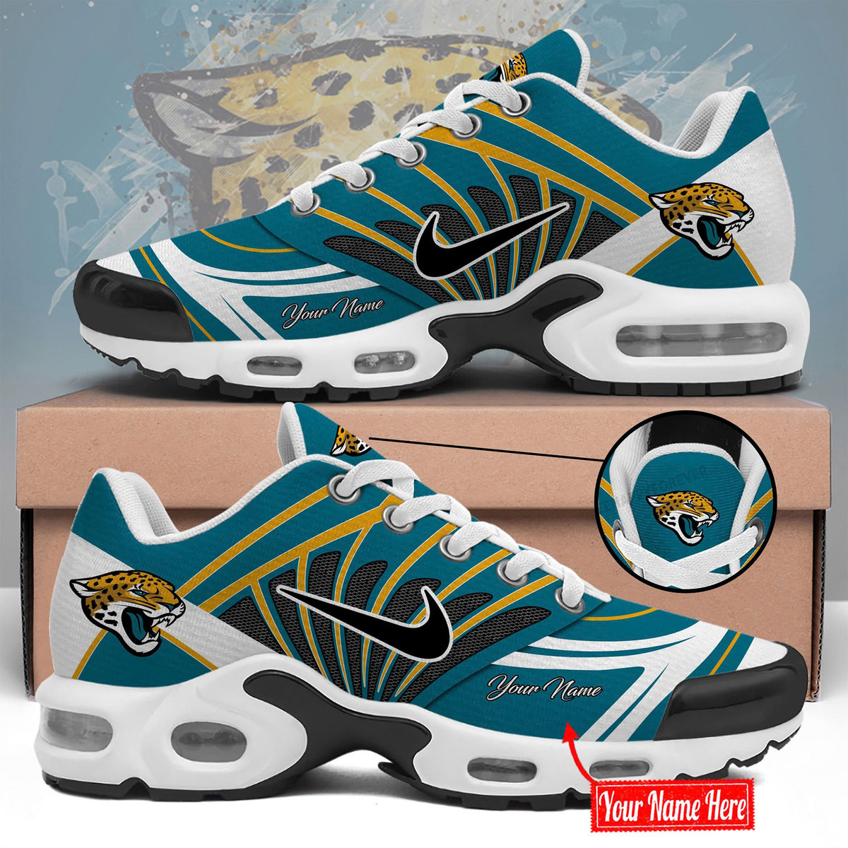 Jacksonville Jaguars New Shoes - Famjoys Jacksonville Jaguars New Shoes - Famjoys