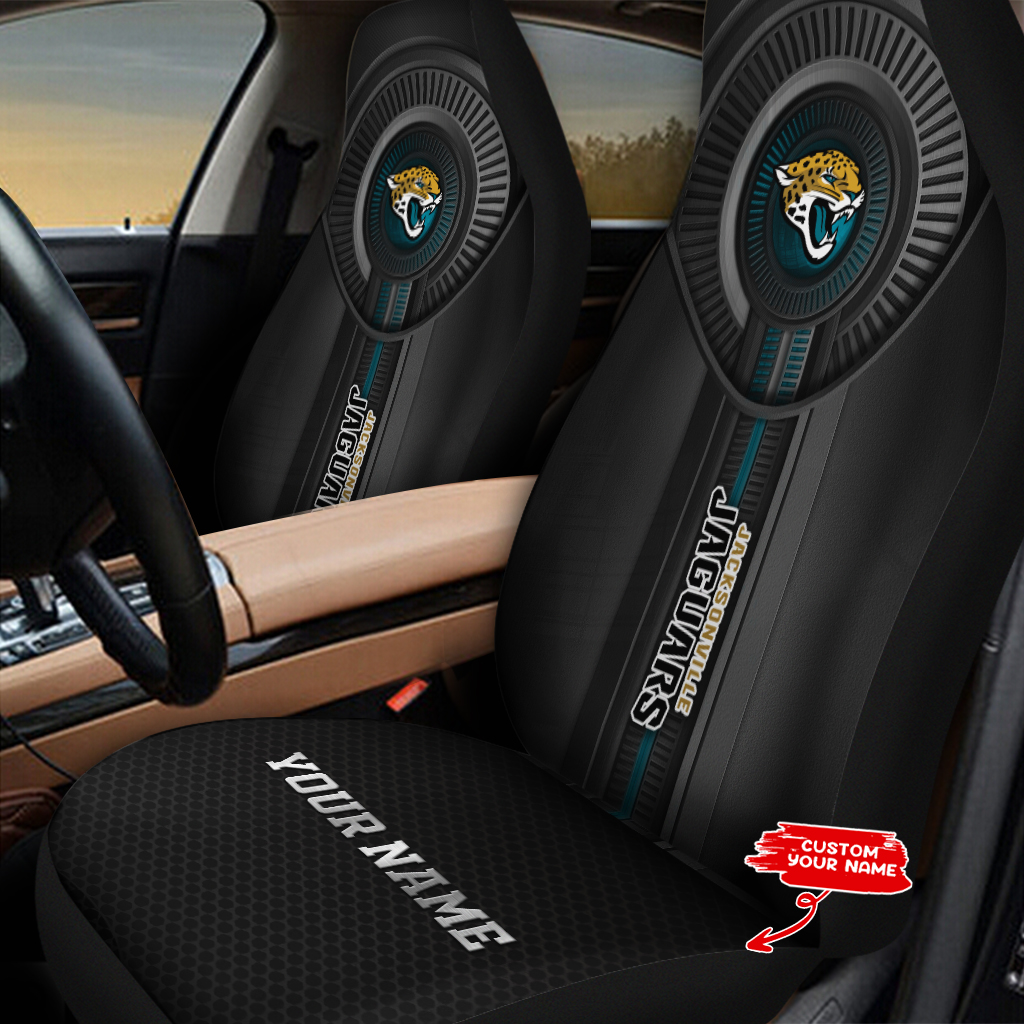 Jacksonville Jaguars Personalized Car Seat Covers BGCSC699 - Famjoys Jacksonville Jaguars Personalized Car Seat Covers BGCSC699 - Famjoys