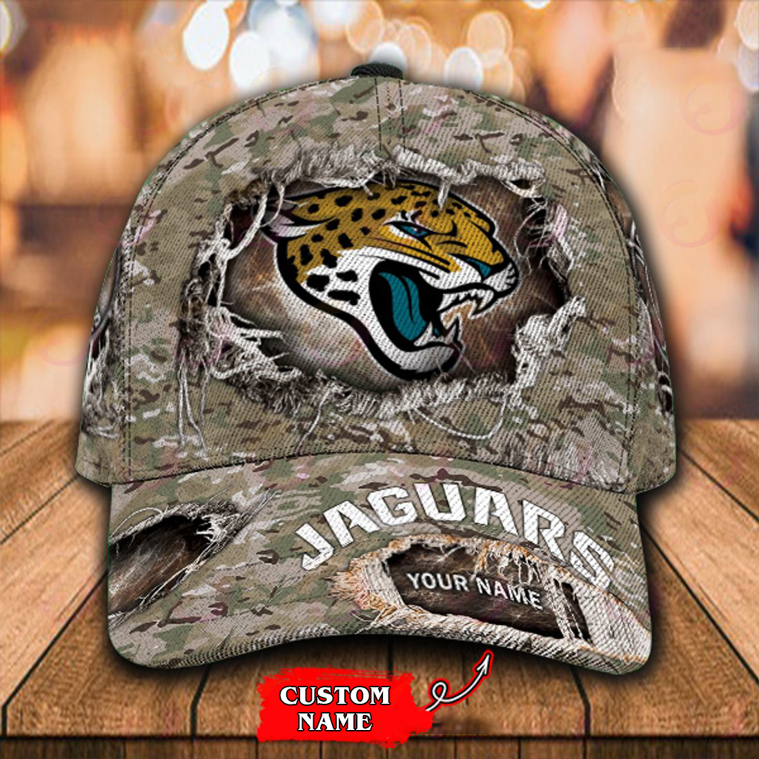 Jacksonville Jaguars-Personalized Classic Cap - Famjoys Jacksonville Jaguars-Personalized Classic Cap - Famjoys