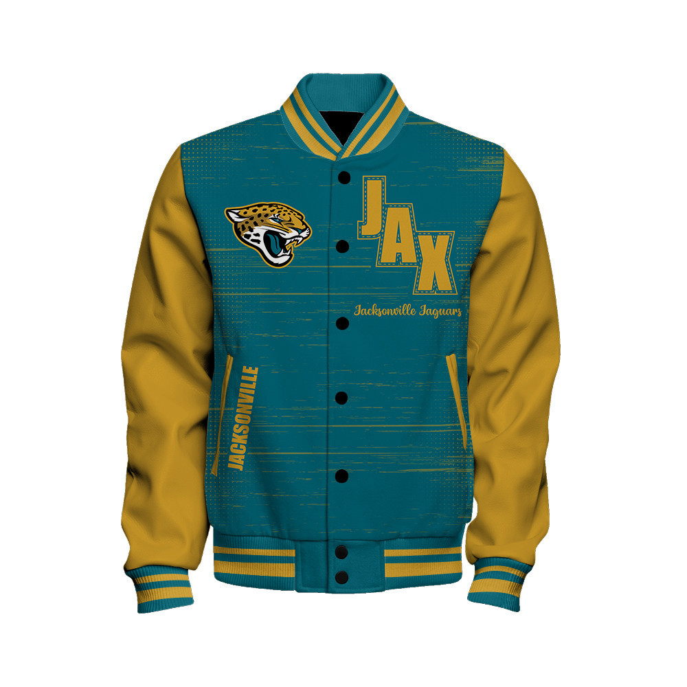 Jacksonville Jaguars - Proud Of The Shirt Unisex Varsity Jacket - Famjoys Jacksonville Jaguars - Proud Of The Shirt Unisex Varsity Jacket - Famjoys