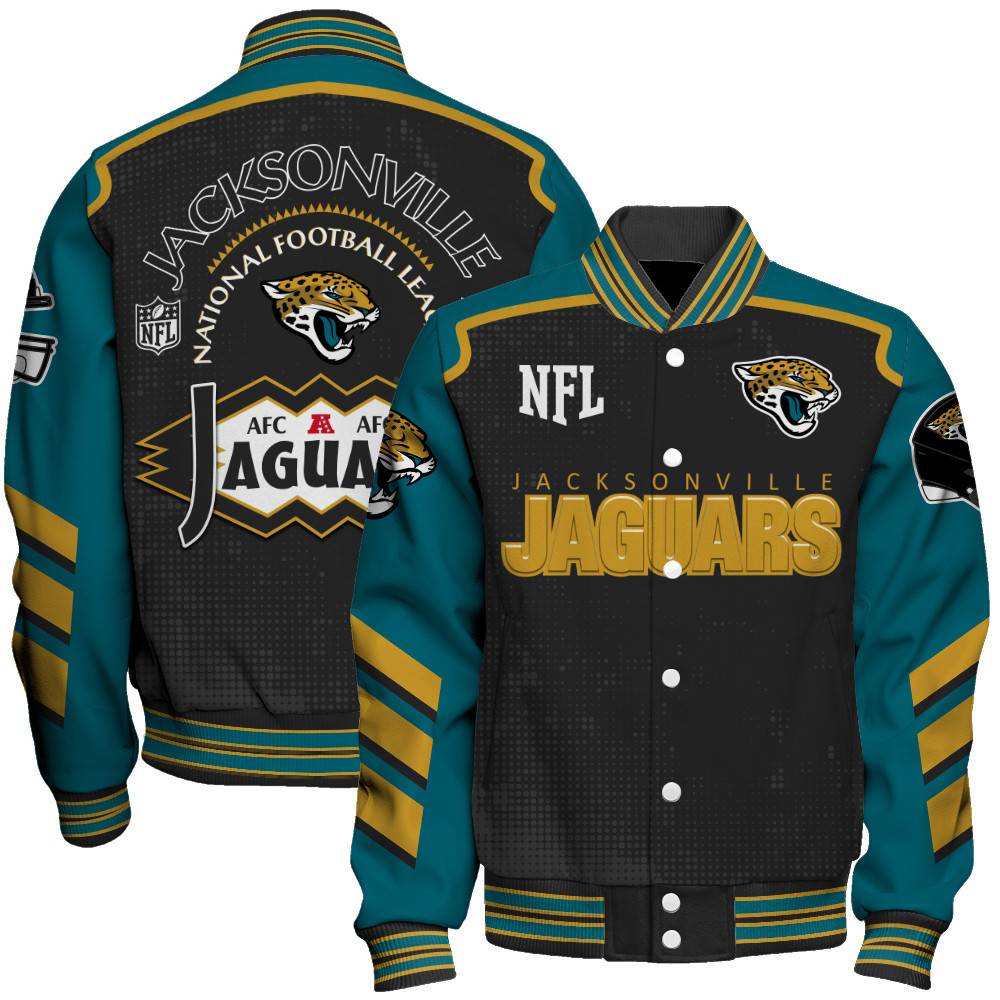 Jacksonville Jaguars - Relentless Determination Unisex Varsity Jacket
