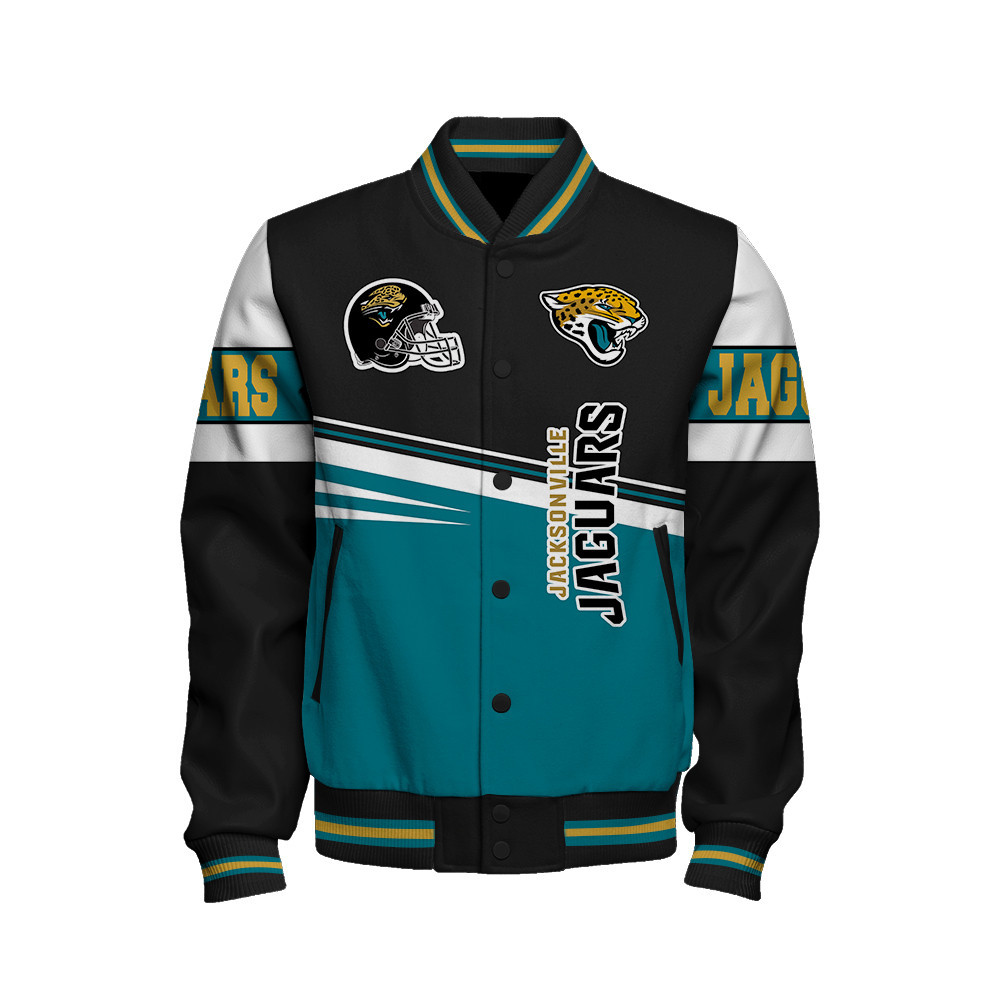 Jacksonville Jaguars - Second Family Unisex Varsity Jacket - Famjoys Jacksonville Jaguars - Second Family Unisex Varsity Jacket - Famjoys