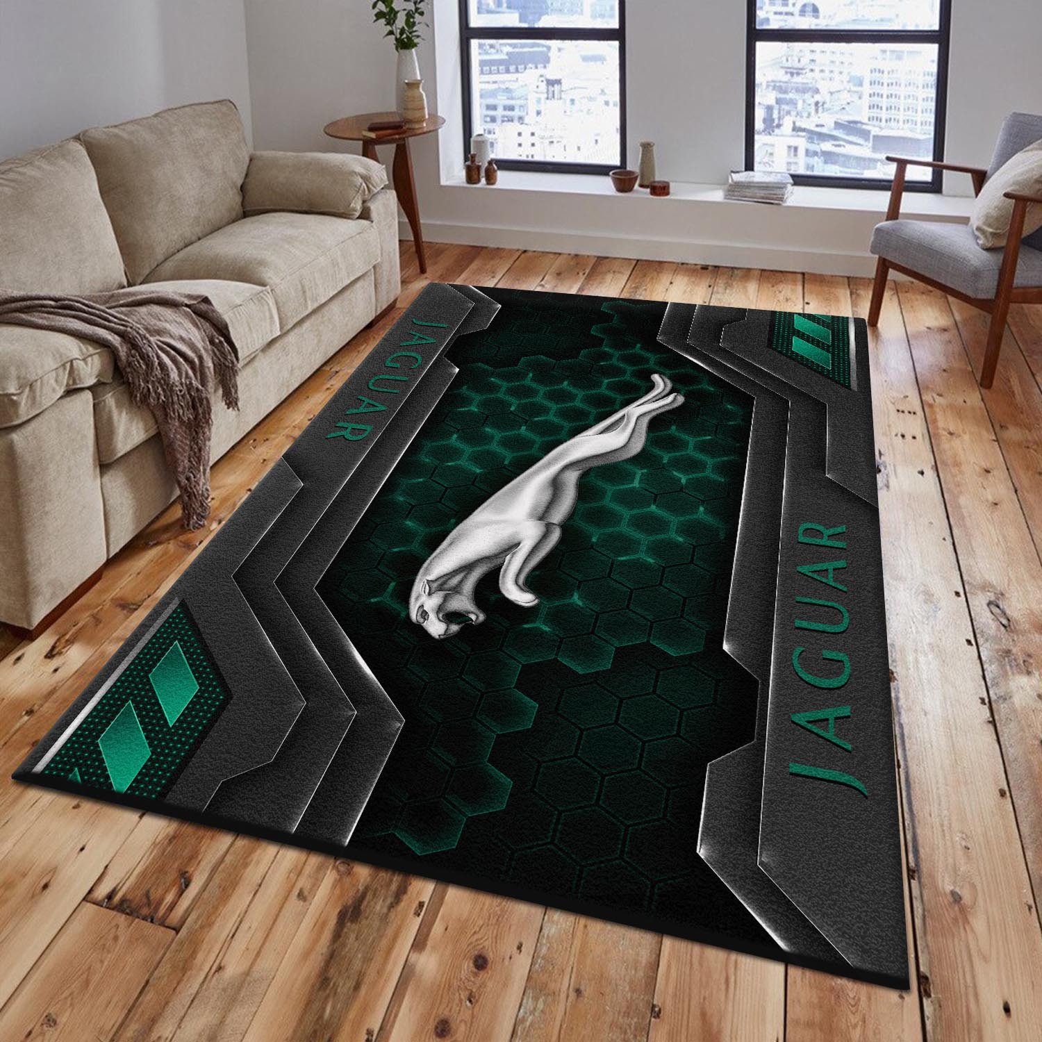 Jaguar Area Rugs 0301 - Famjoys Jaguar Area Rugs 0301 - Famjoys