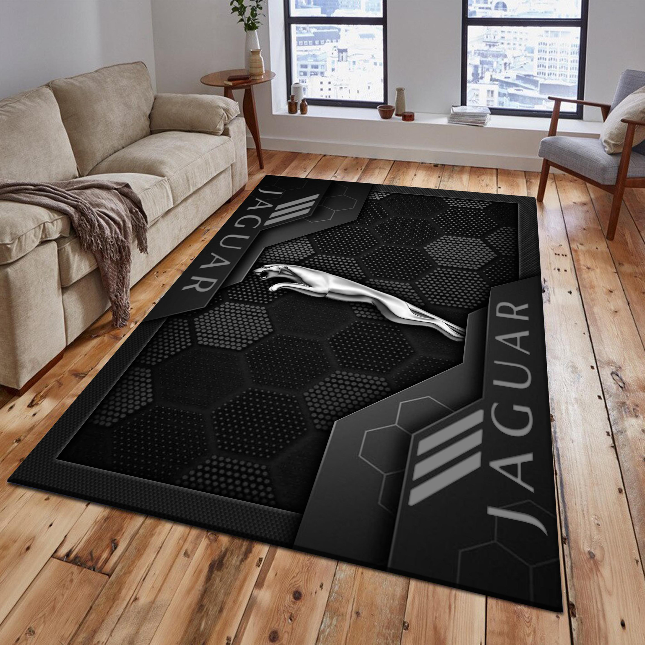 Jaguar Area Rugs 2535 Multicolor - Famjoys Jaguar Area Rugs 2535 Multicolor - Famjoys