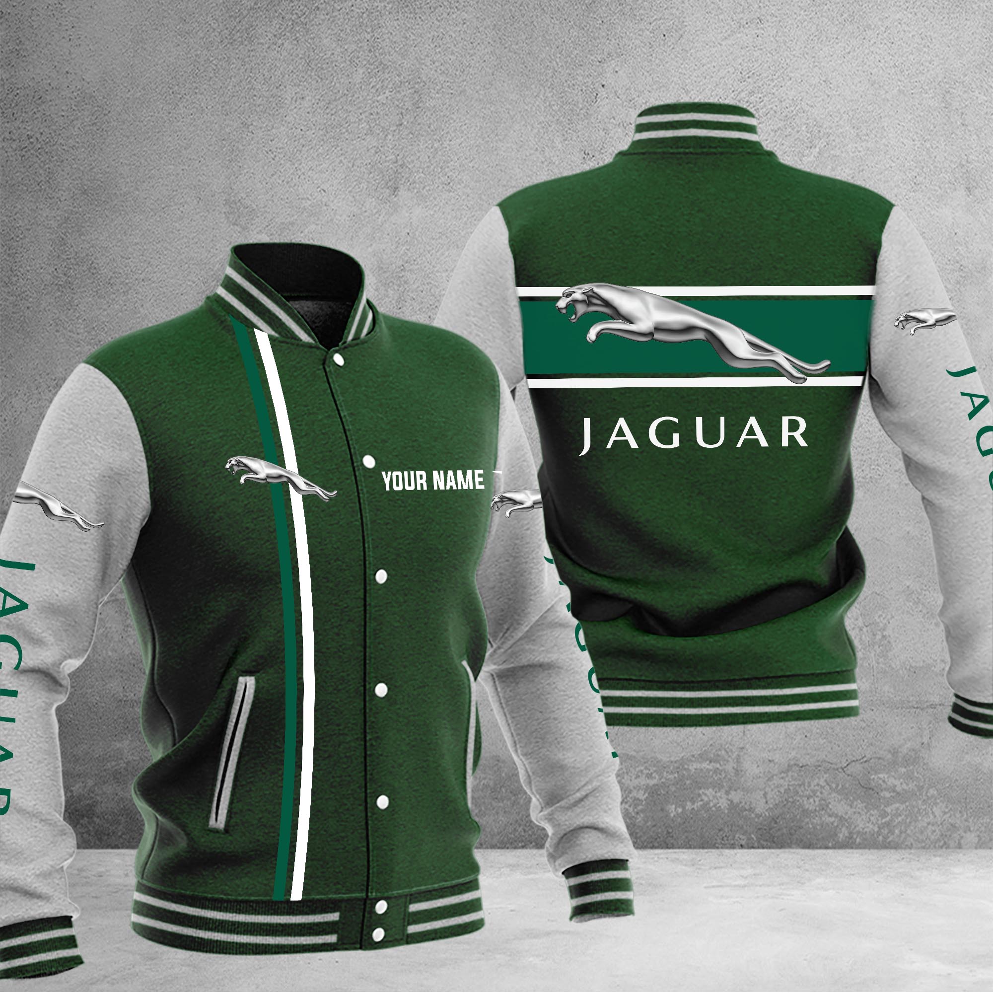 Jaguar Baseball Jacket - Famjoys Jaguar Baseball Jacket - Famjoys
