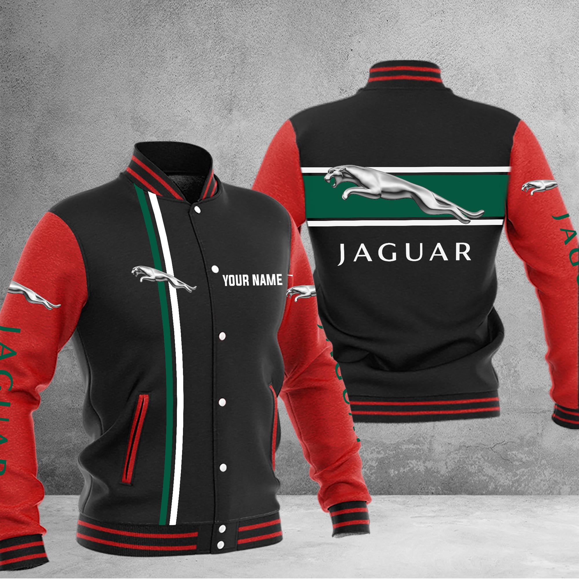 Jaguar Baseball Jacket - Famjoys Jaguar Baseball Jacket - Famjoys