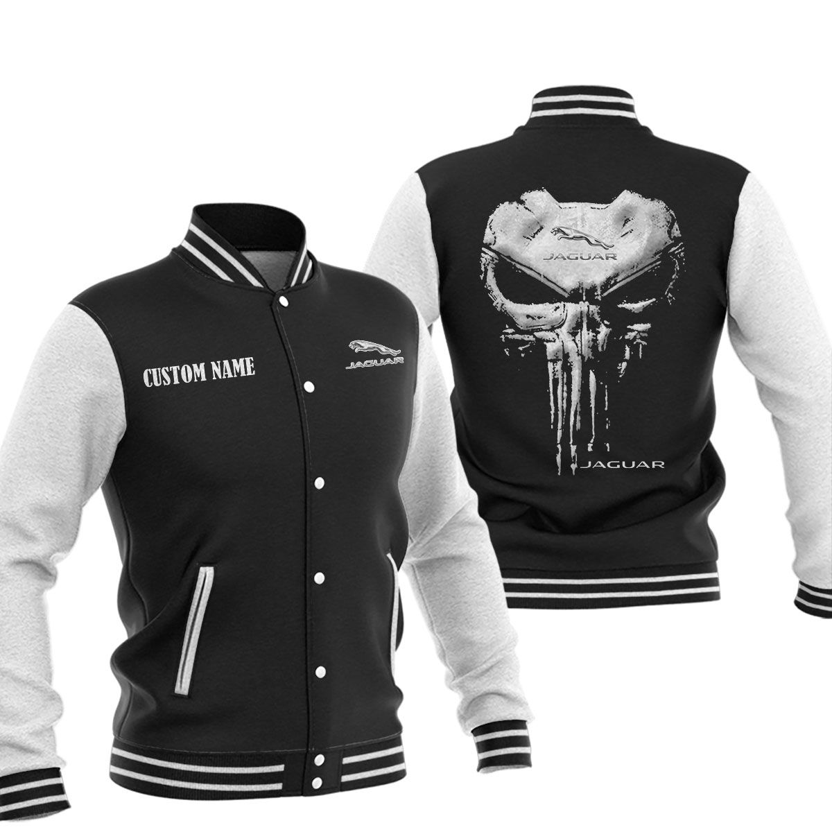 Jaguar Cars Baseball Jacket, Multicolor - Famjoys Jaguar Cars Baseball Jacket, Multicolor - Famjoys