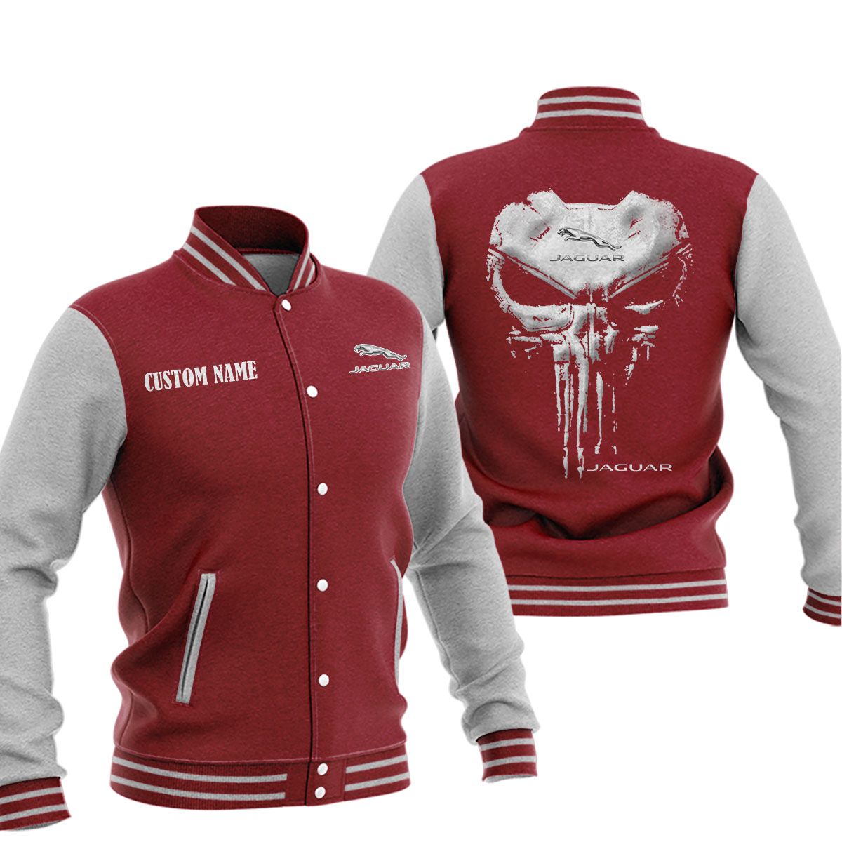 Jaguar Cars Baseball Jacket, Multicolor - Famjoys Jaguar Cars Baseball Jacket, Multicolor - Famjoys