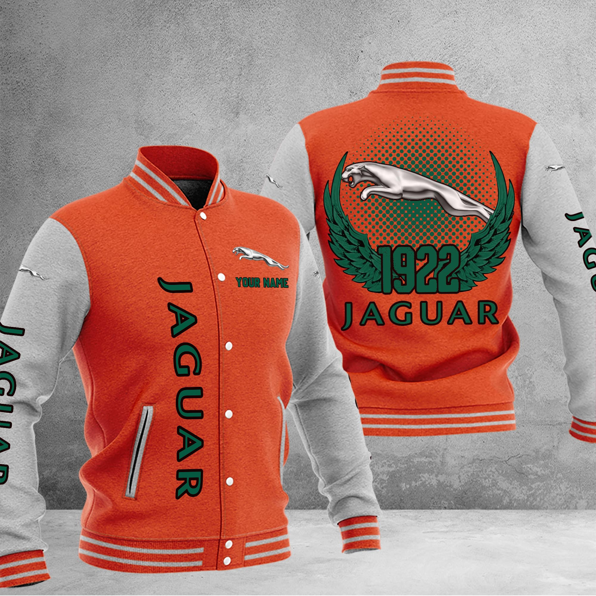 Jaguar DMHJ1050 Baseball Jacket Multicolor - Famjoys Jaguar DMHJ1050 Baseball Jacket Multicolor - Famjoys