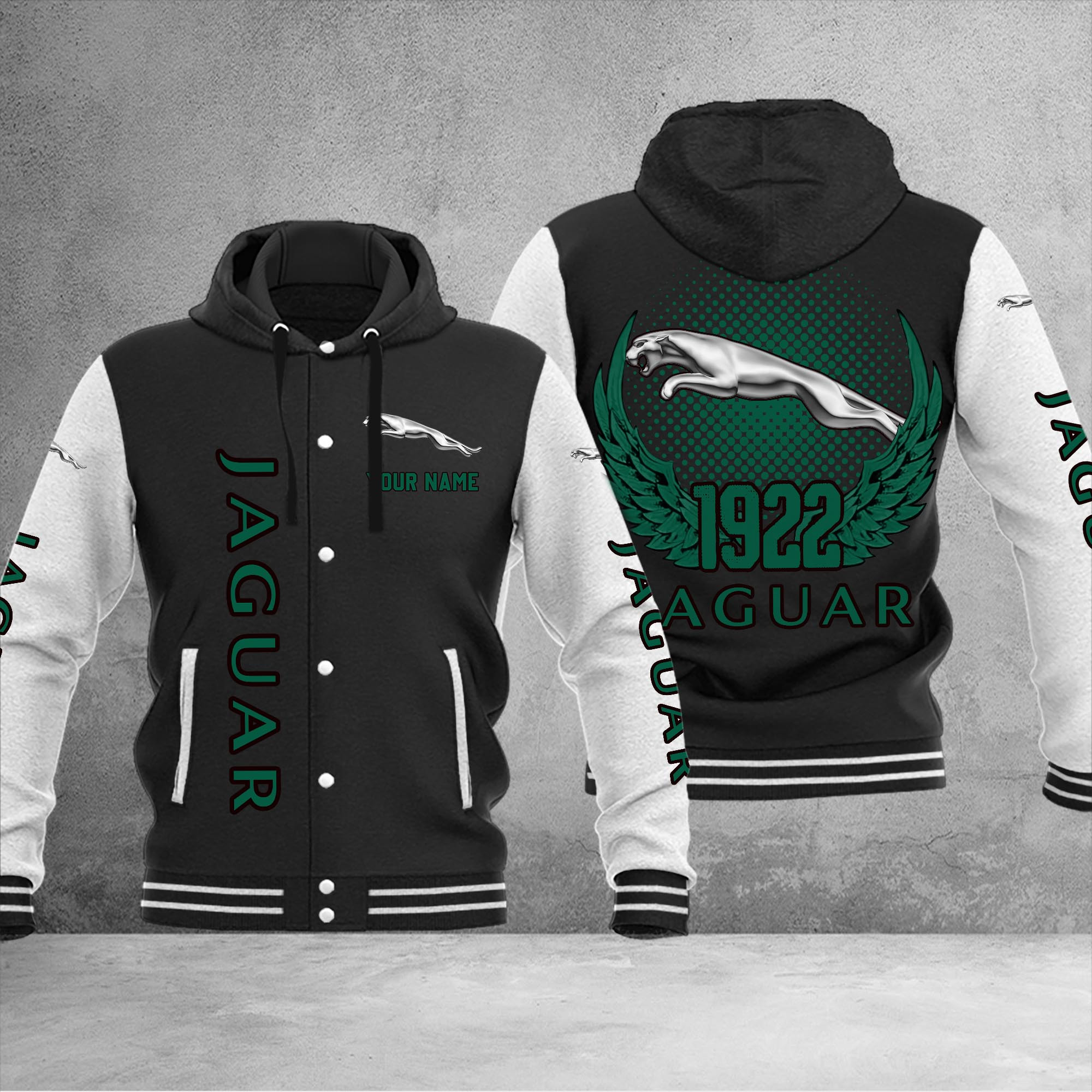 Jaguar DMHJ1050 Baseball Jacket Multicolor - Famjoys Jaguar DMHJ1050 Baseball Jacket Multicolor - Famjoys