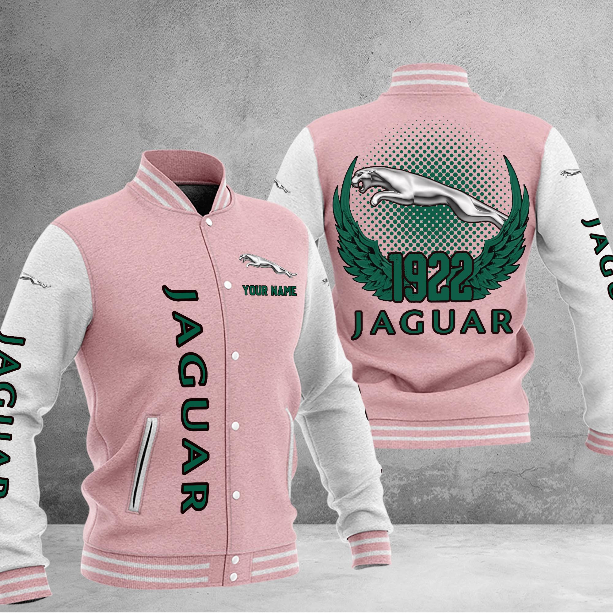 Jaguar DMHJ1050 Baseball Jacket Multicolor - Famjoys Jaguar DMHJ1050 Baseball Jacket Multicolor - Famjoys