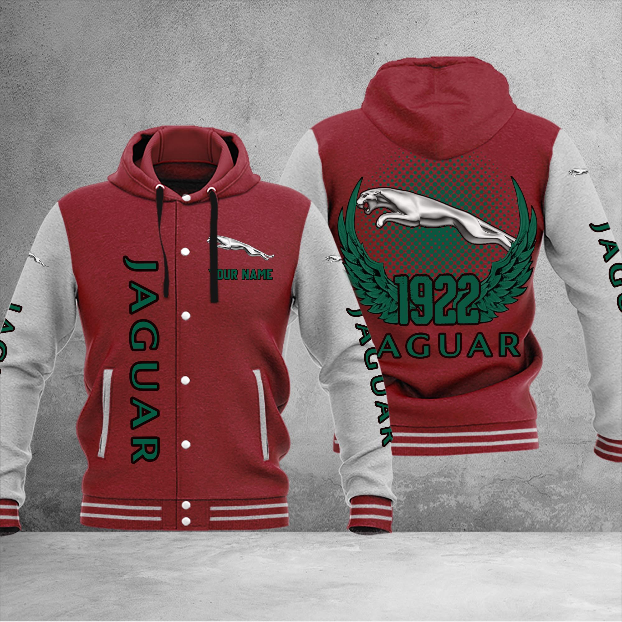 Jaguar DMHJ1050 Baseball Jacket Multicolor - Famjoys Jaguar DMHJ1050 Baseball Jacket Multicolor - Famjoys