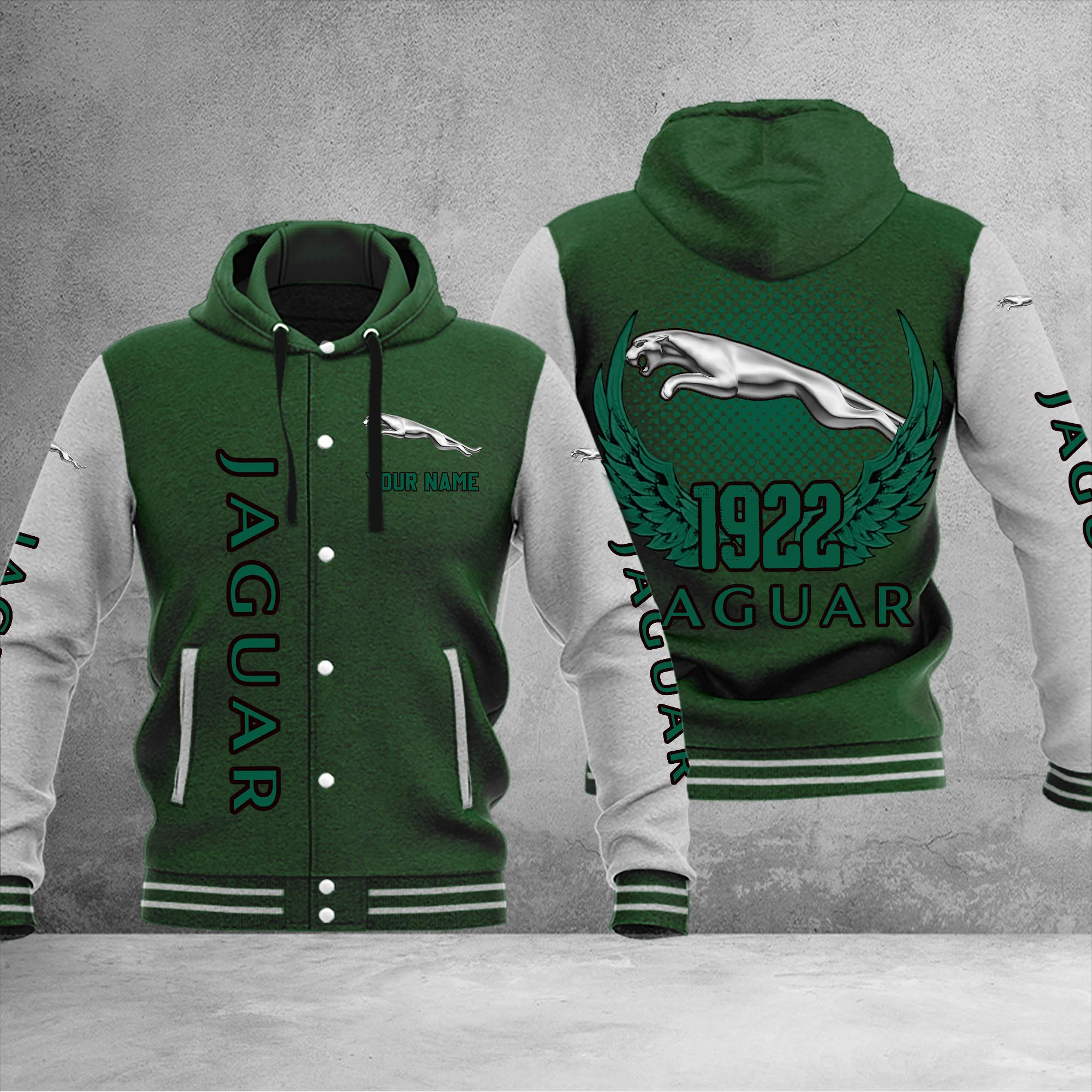 Jaguar DMHJ1050 Baseball Jacket Multicolor - Famjoys Jaguar DMHJ1050 Baseball Jacket Multicolor - Famjoys