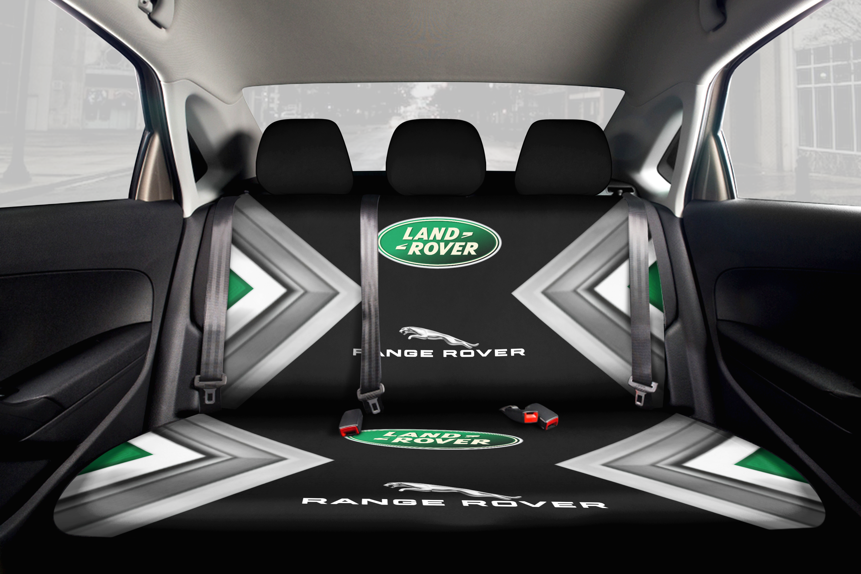 Jaguar Land Rover Back Seat Cover V2 - Famjoys Jaguar Land Rover Back Seat Cover V2 - Famjoys
