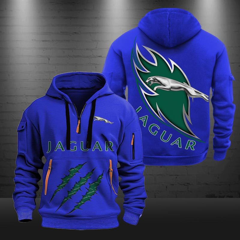 Jaguar New Zip Hoodie 0451 Multicolor - Famjoys Jaguar New Zip Hoodie 0451 Multicolor - Famjoys