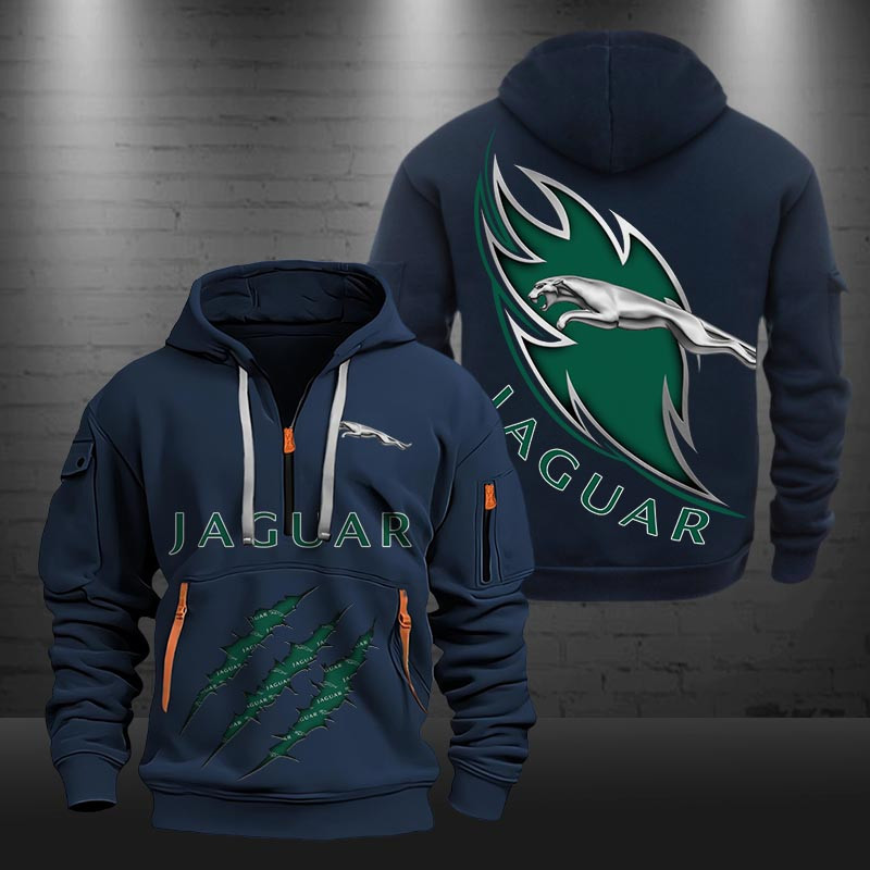 Jaguar New Zip Hoodie 0451 Multicolor - Famjoys Jaguar New Zip Hoodie 0451 Multicolor - Famjoys