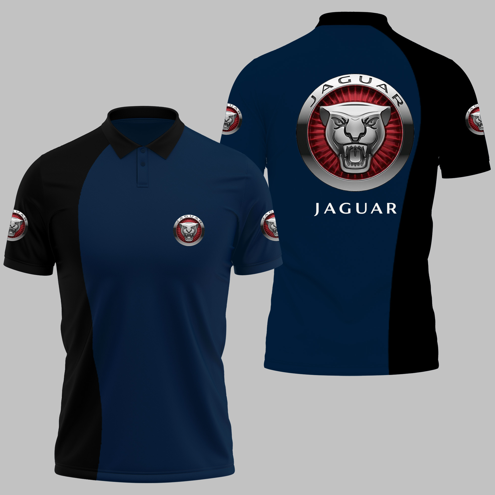 JAGUAR Polo Shirt V02 - Famjoys JAGUAR Polo Shirt V02 - Famjoys
