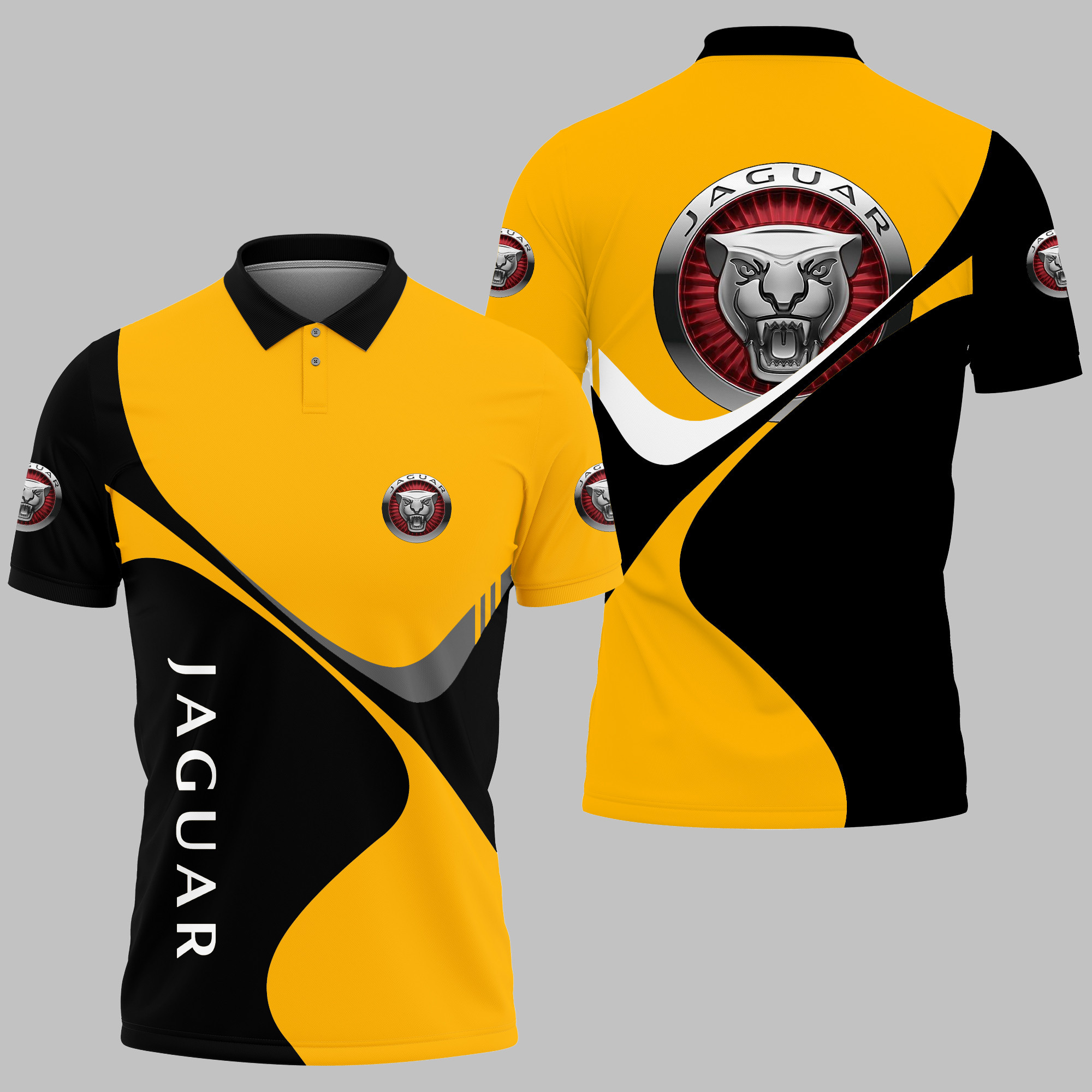 JAGUAR Polo Shirt V09 - Famjoys JAGUAR Polo Shirt V09 - Famjoys