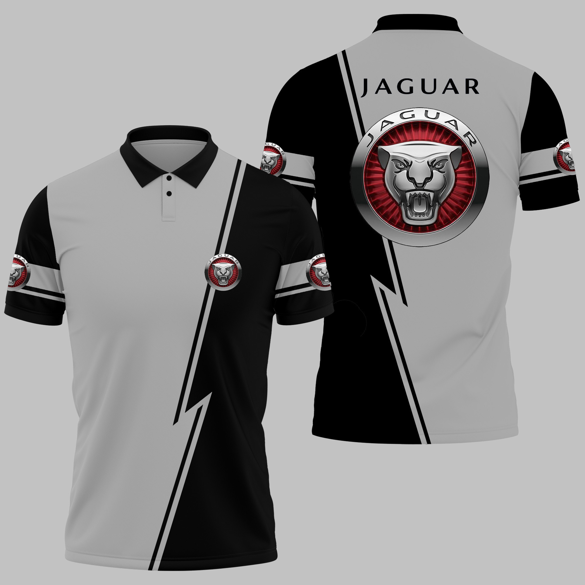 JAGUAR Polo Shirt V12 - Famjoys JAGUAR Polo Shirt V12 - Famjoys